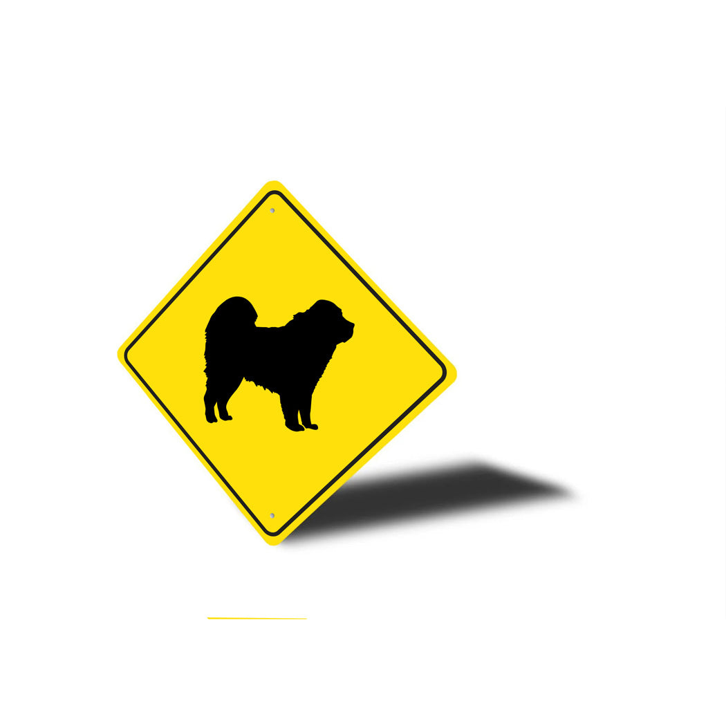 Tibetan Mastiff Dog Diamond Sign