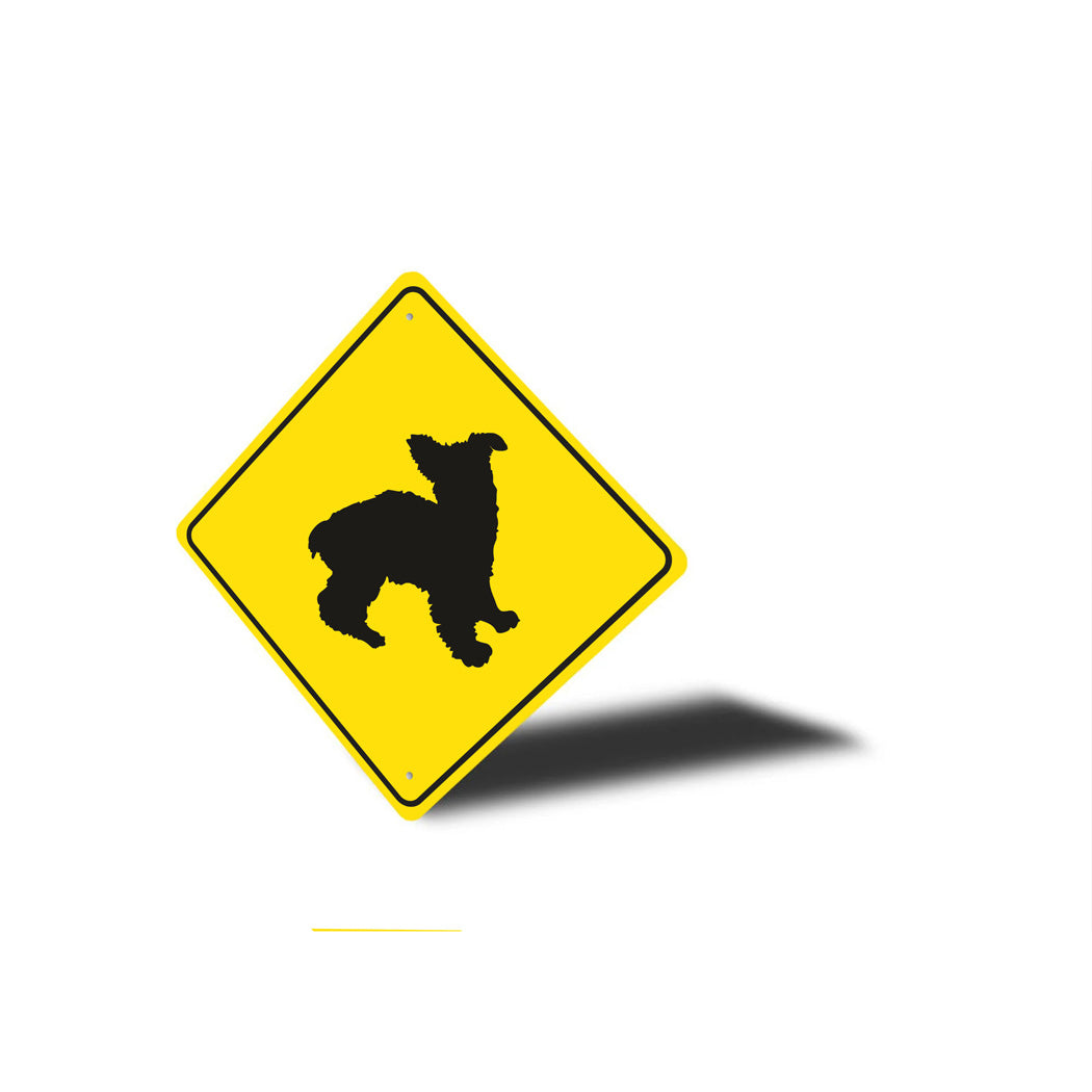 Yorkipoo Dog Diamond Sign