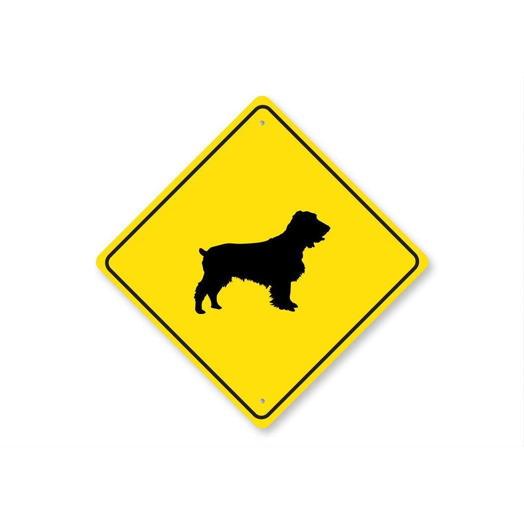 Field Spaniel Dog Diamond Sign