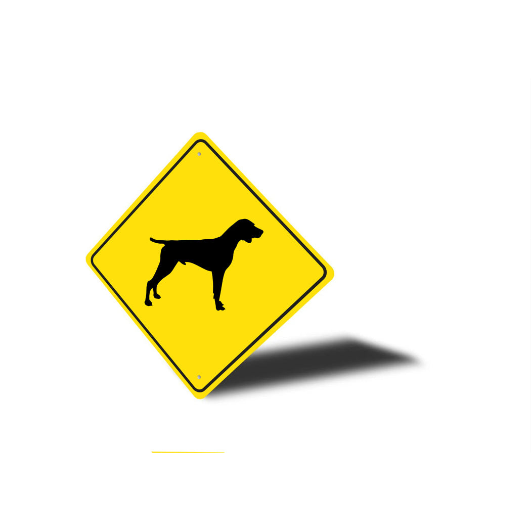 German Shorthaired Pointer Dog Diamond Sign