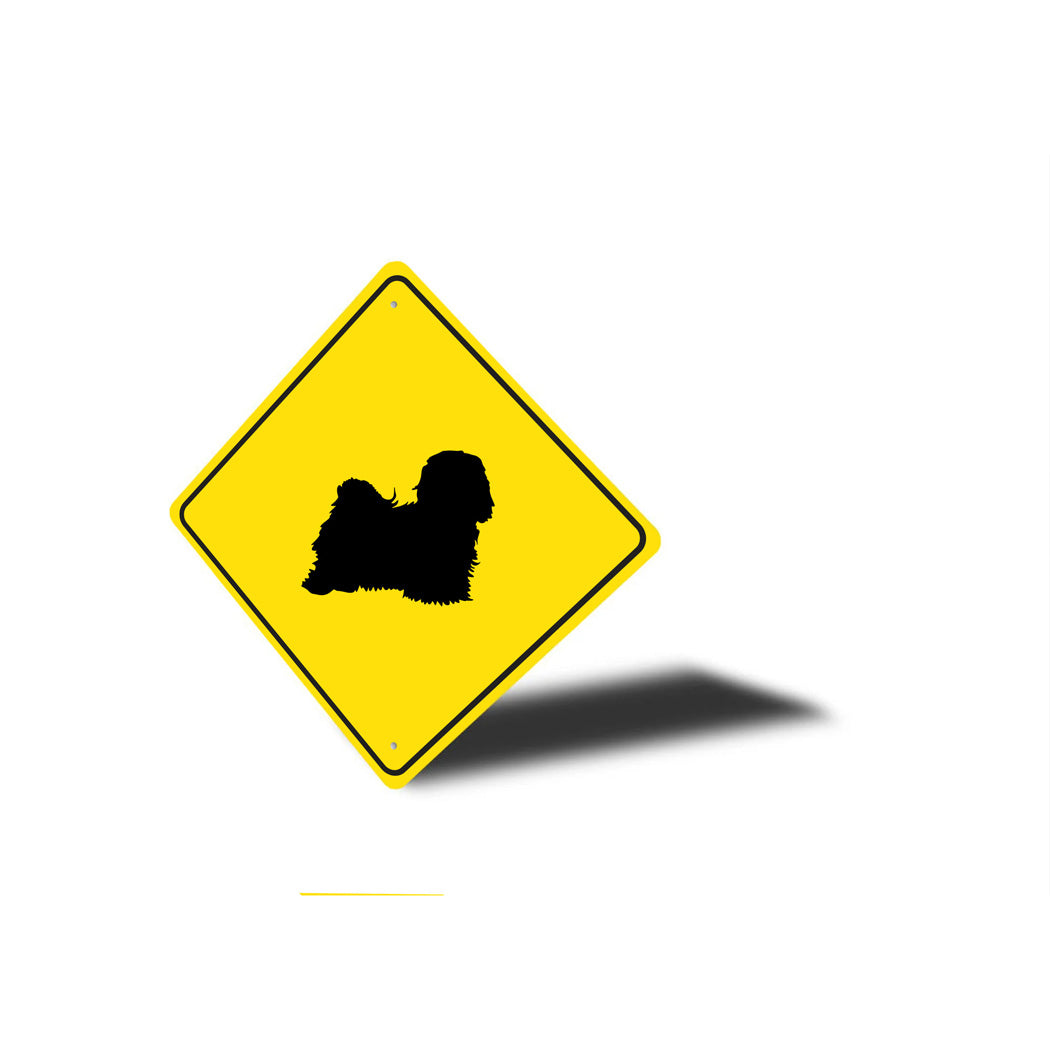 Havanese Dog Diamond Sign