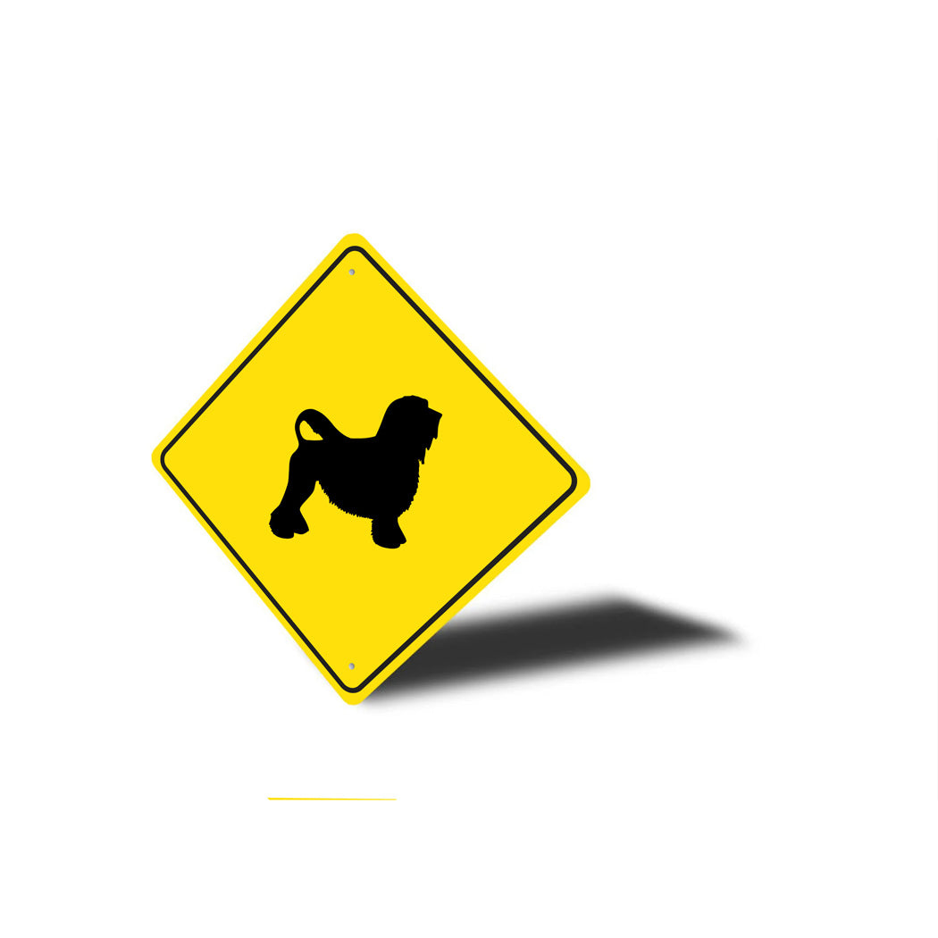 Lowchen Dog Diamond Sign