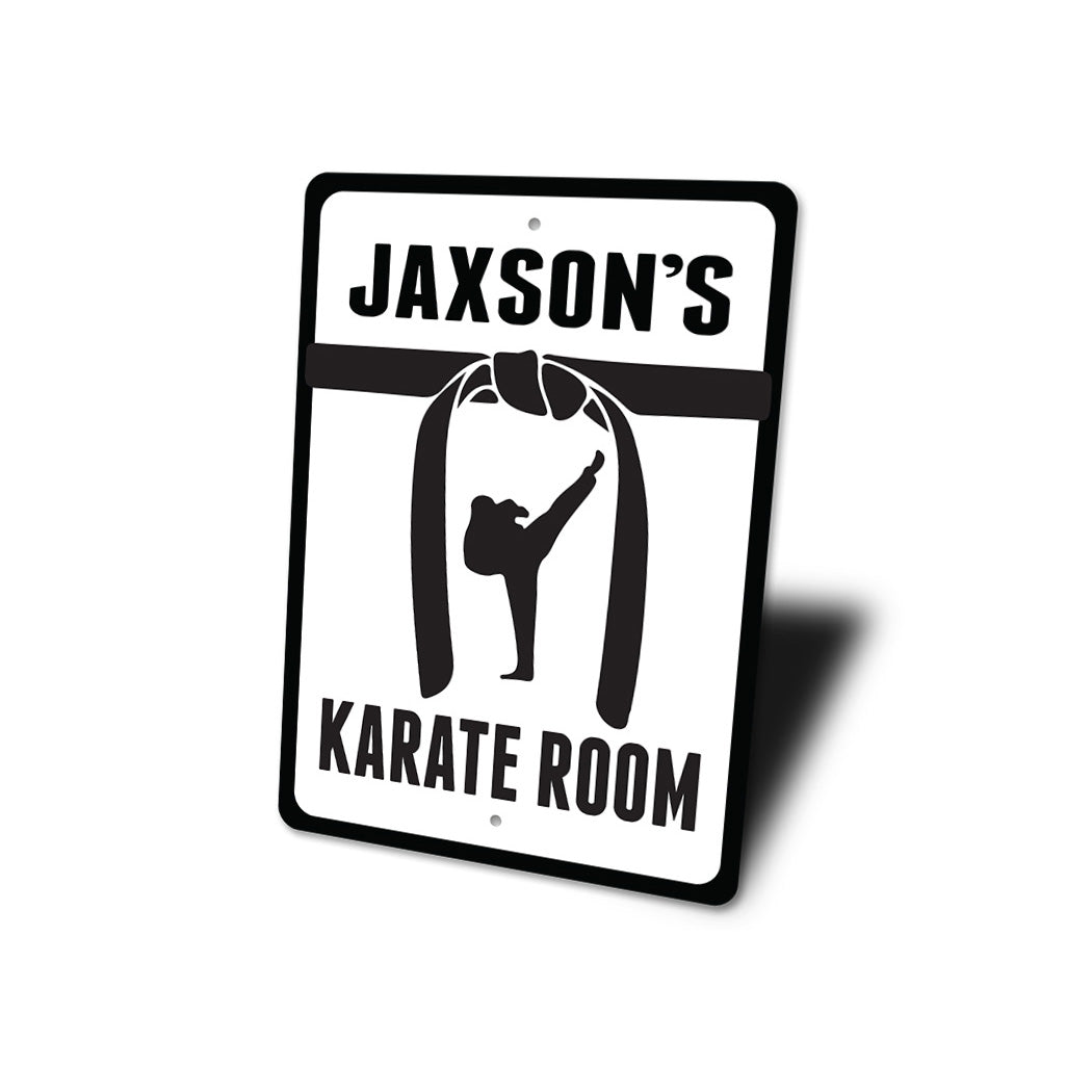 Custom Karate Belt Room Sign