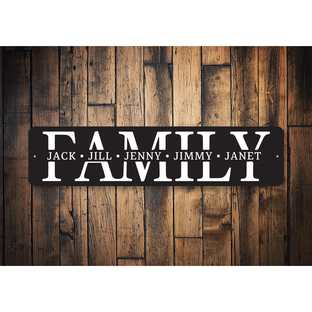 Family Member Sign
