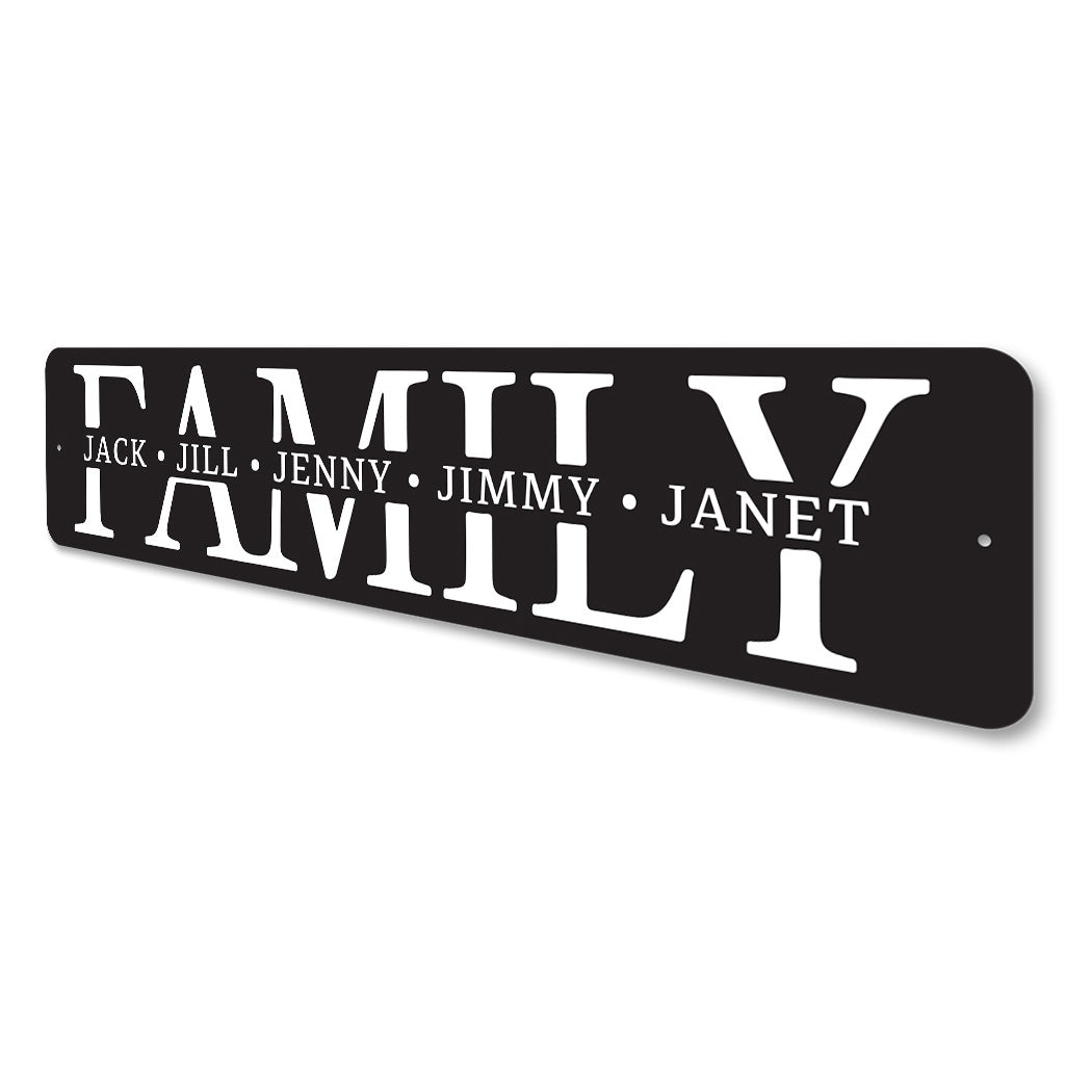 Family Member Sign