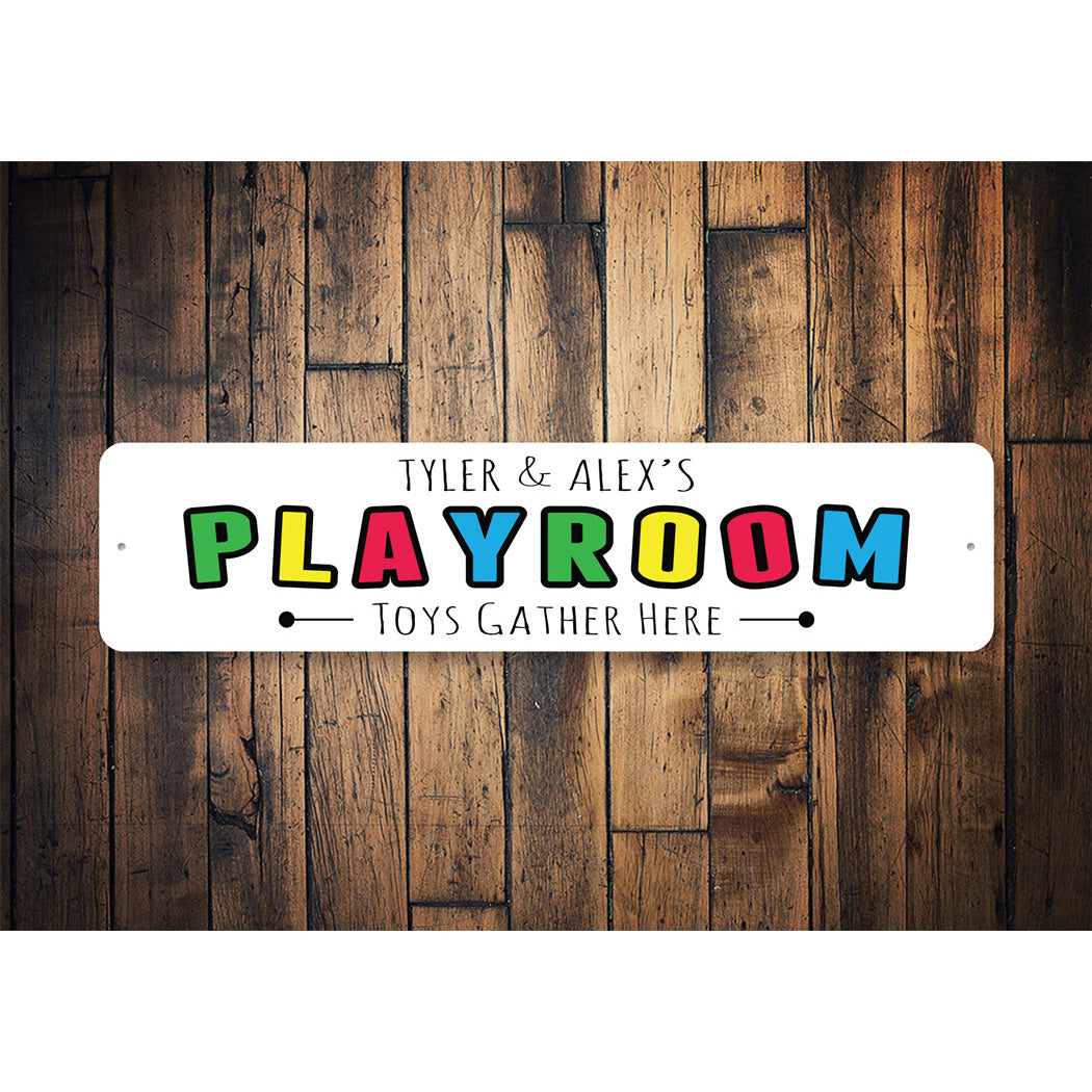 Playroom Where The Toys Gather Sign