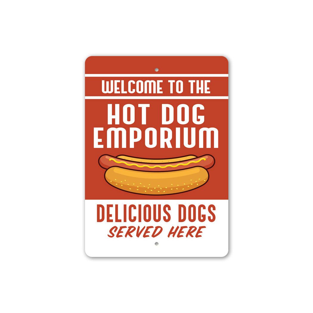 Hot Dog Emporium Sign