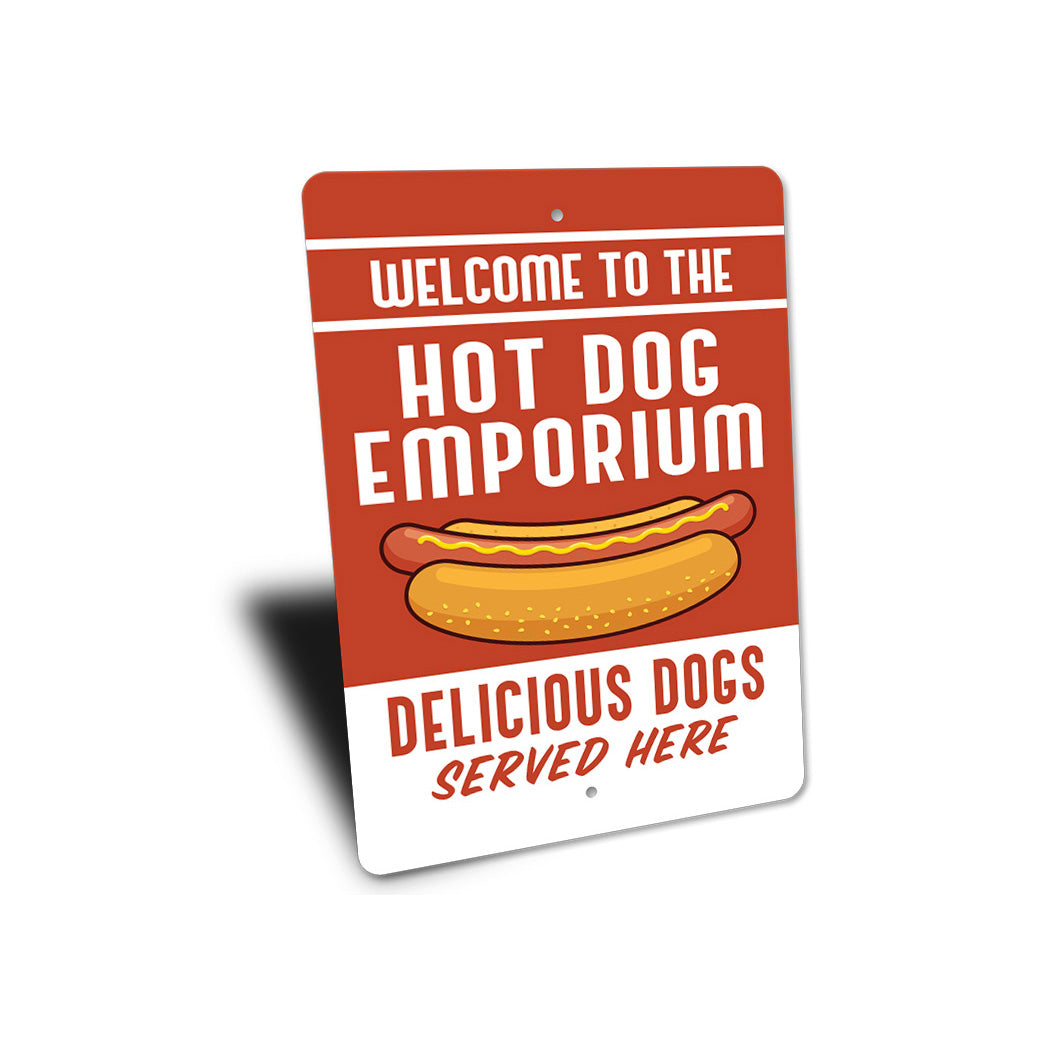 Hot Dog Emporium Sign