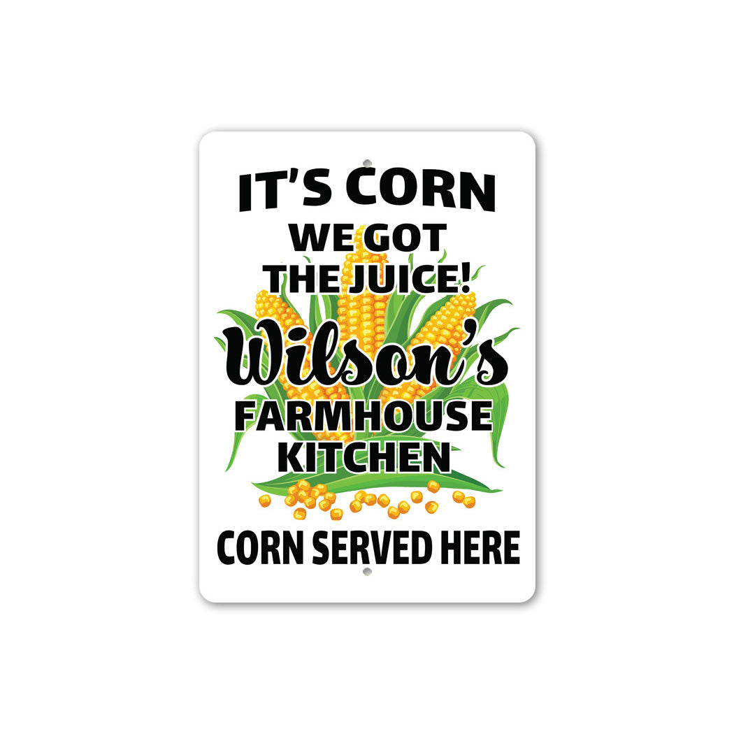 Its Corn Farmhouse Sign