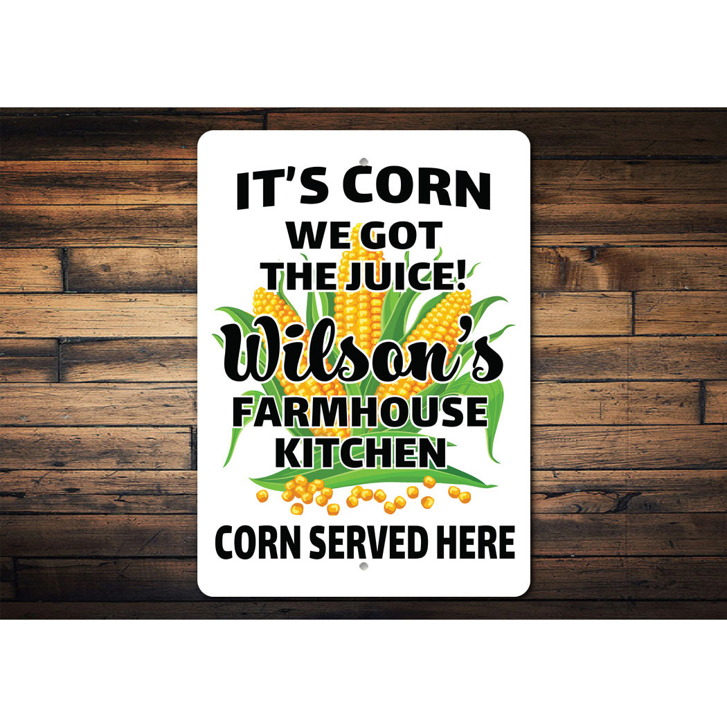 Its Corn Farmhouse Sign