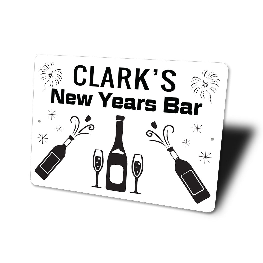 New Years Family Bar Sign