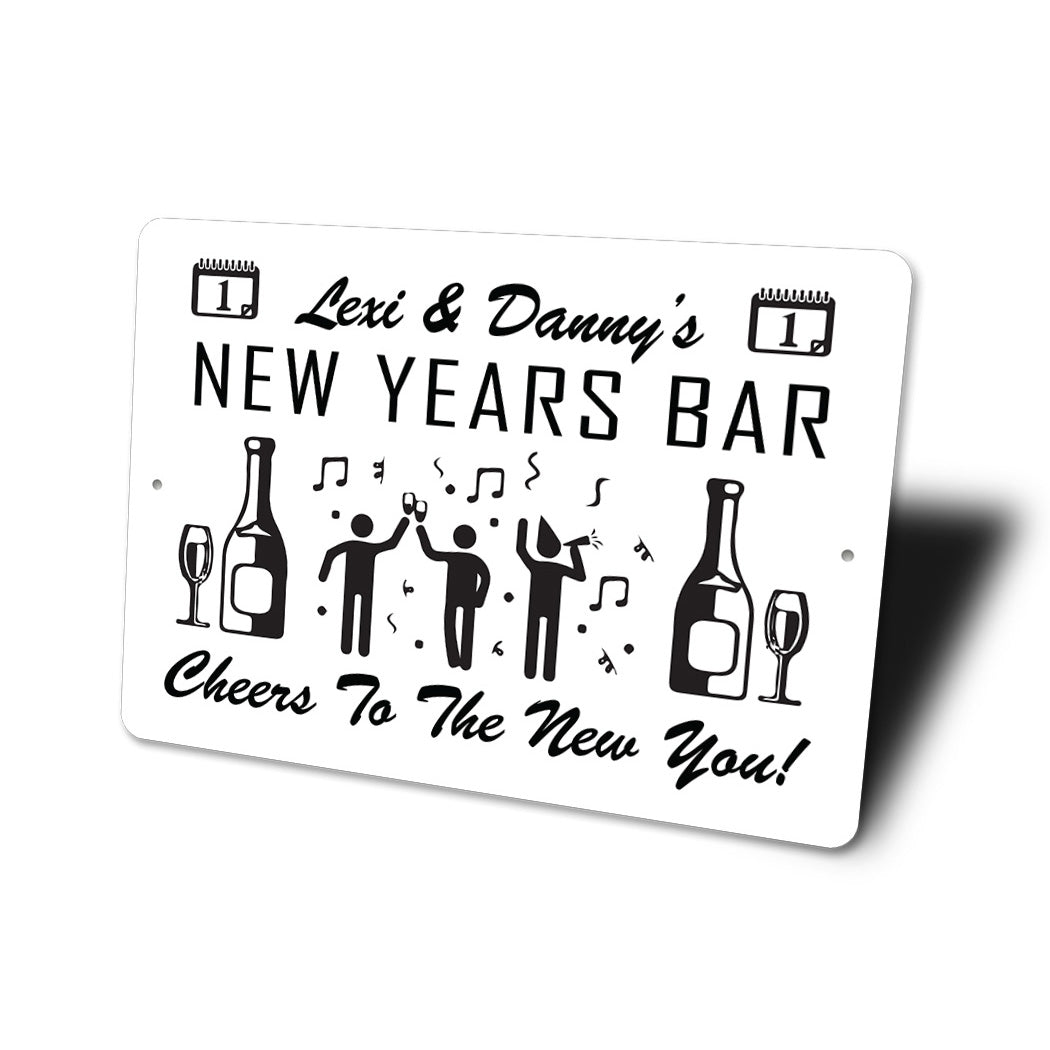 Cheers To The New You New Years Sign