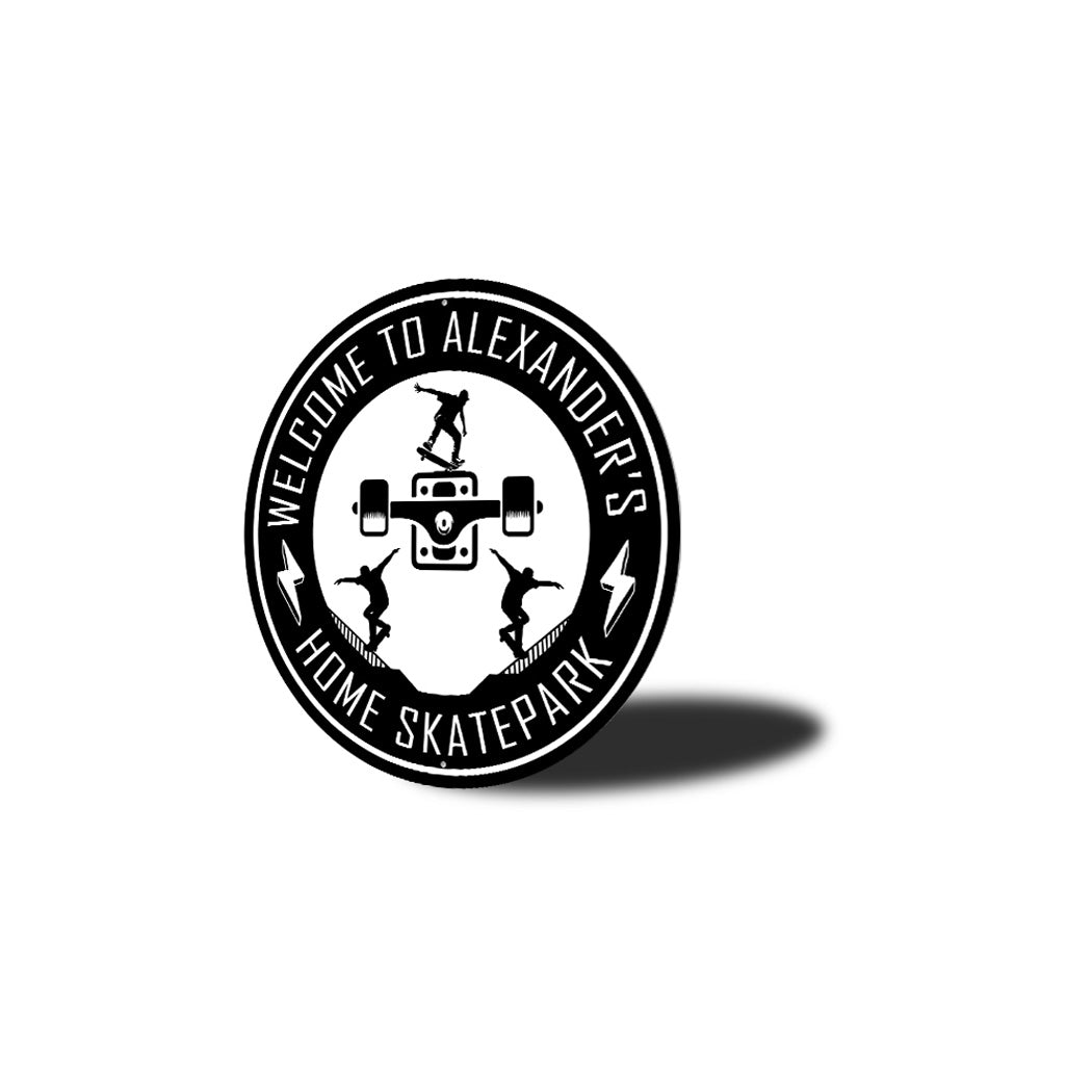 Custom Name Welcome To Home Skatepark Sign