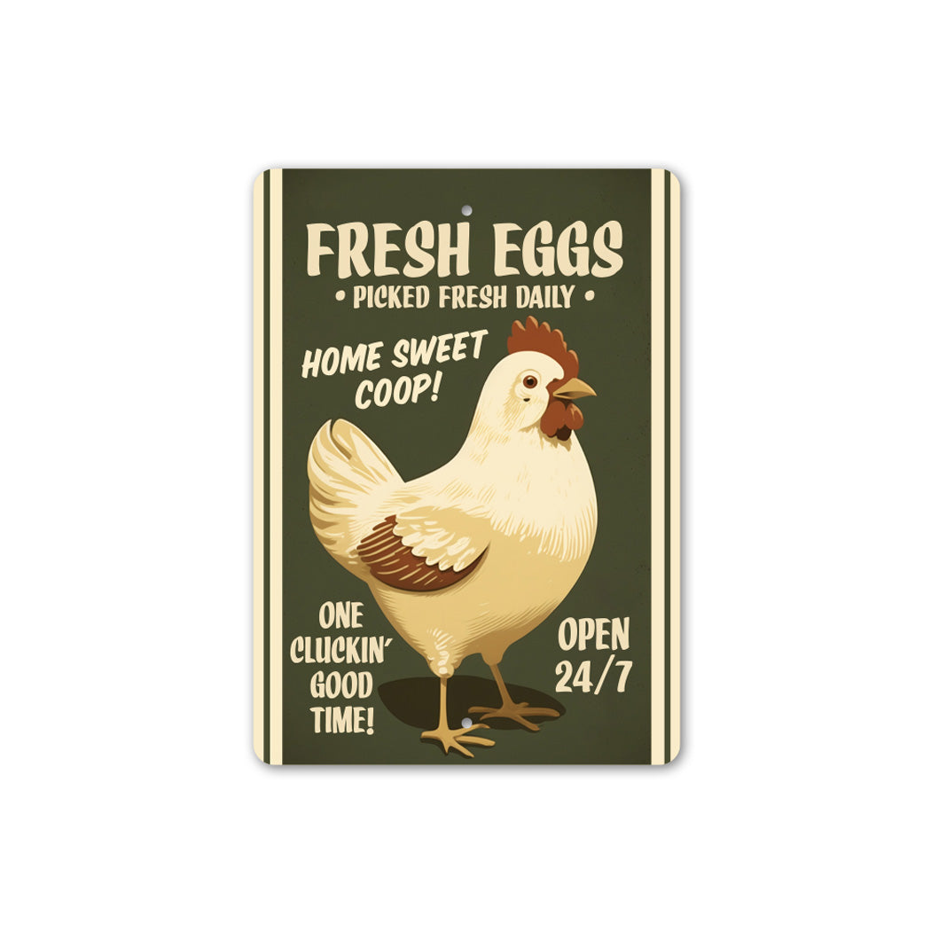 Fresh Eggs Picked Fresh Daily Home Sweet Coop Sign