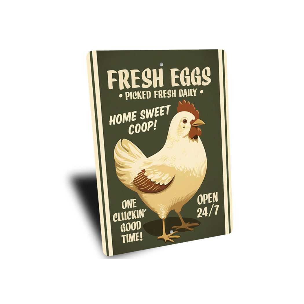 Fresh Eggs Picked Fresh Daily Home Sweet Coop Sign