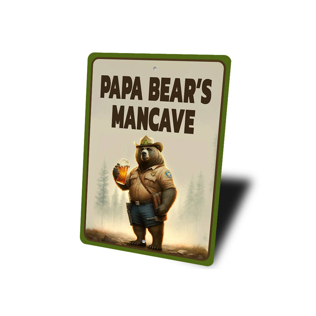 Papa Bears Mancave Sign