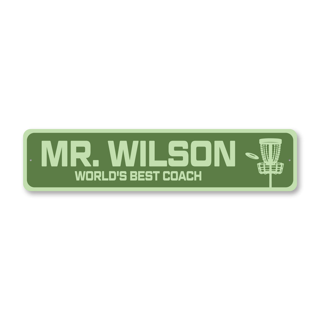 Custom World's Best Frisbee Golf Sign