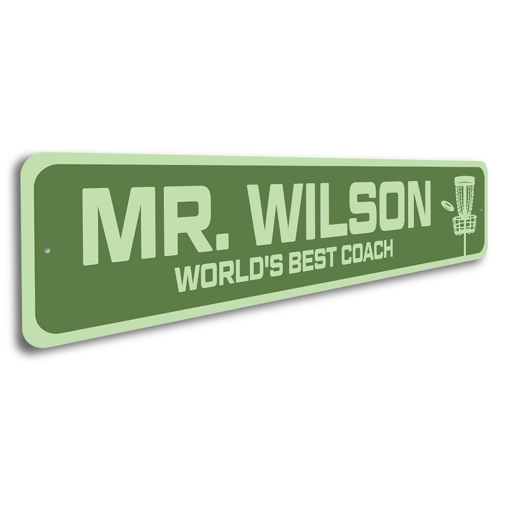 Custom World's Best Frisbee Golf Sign