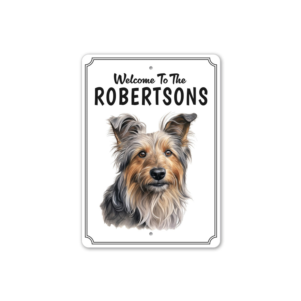 Australian Terrier Welcome To Personalized Sign