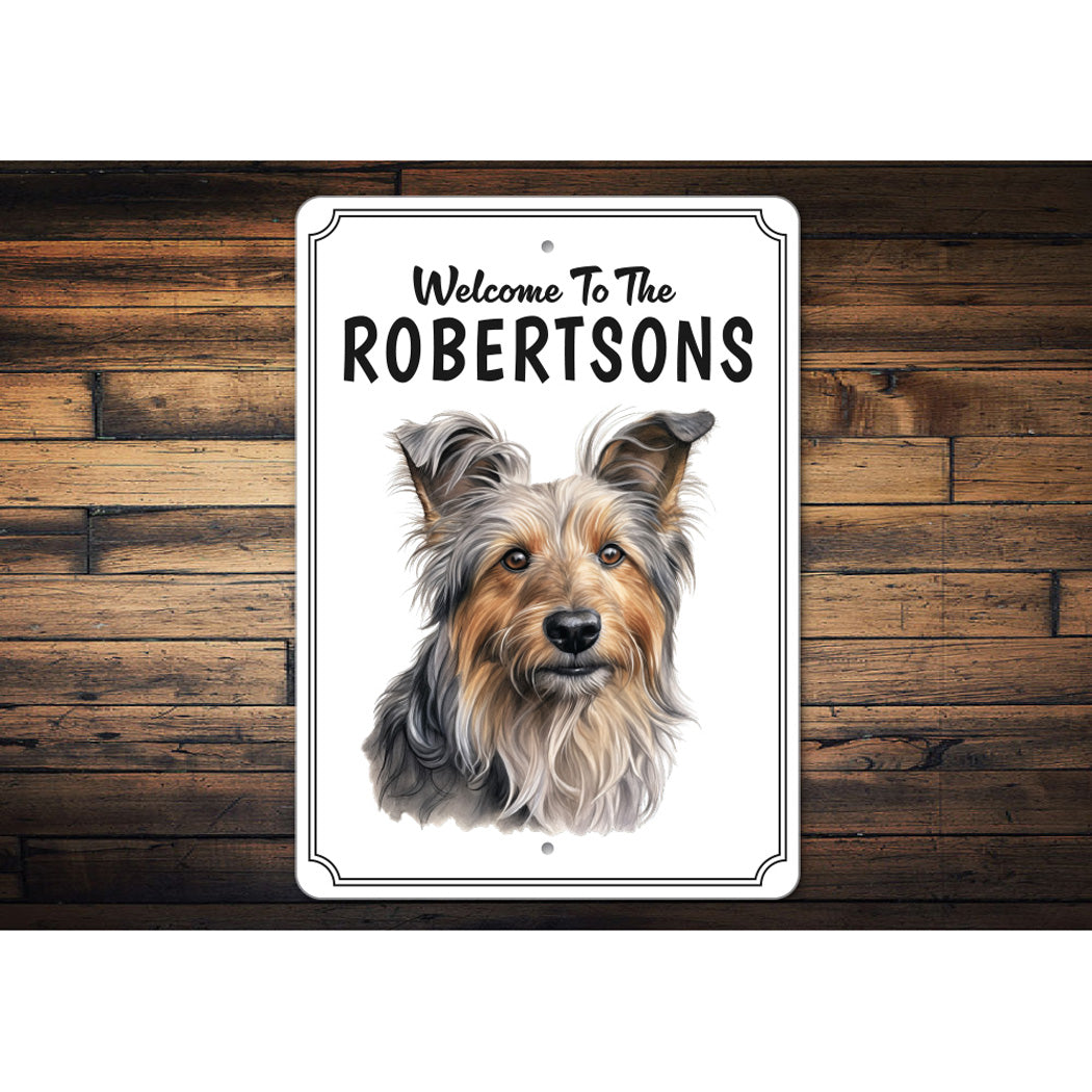 Australian Terrier Welcome To Personalized Sign