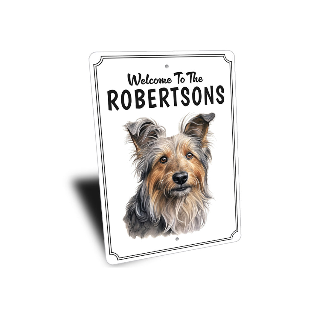 Australian Terrier Welcome To Personalized Sign