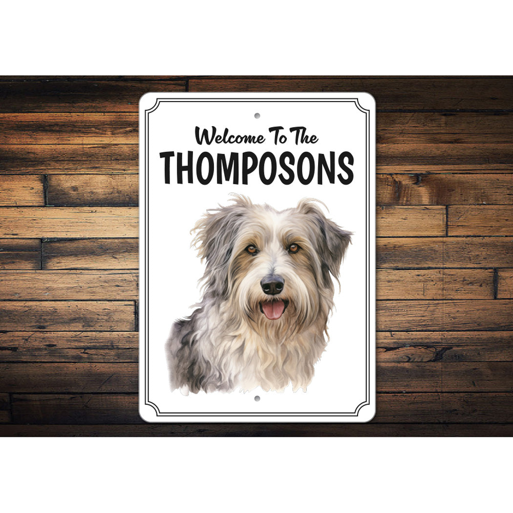 Catalan Sheepdog Welcome To Personalized Sign