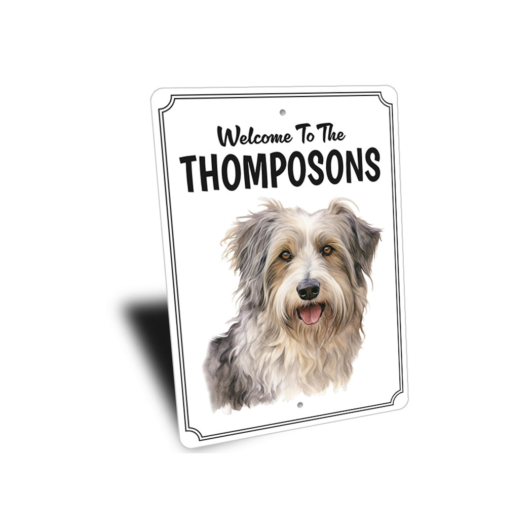 Catalan Sheepdog Welcome To Personalized Sign