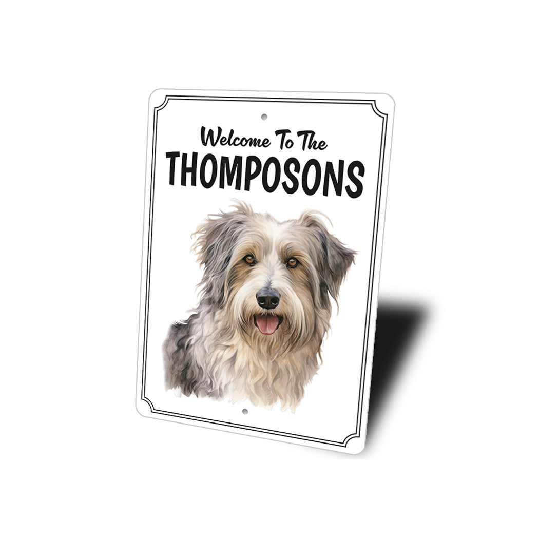 Catalan Sheepdog Welcome To Personalized Sign