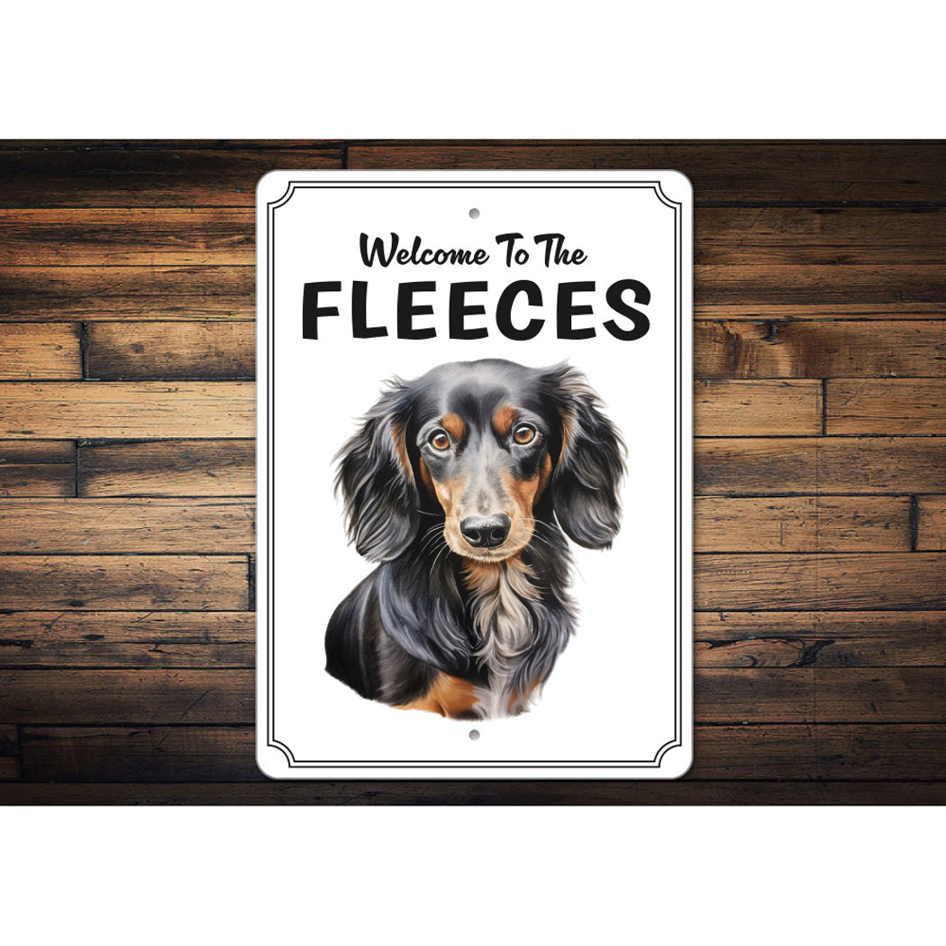 Dachshund Welcome To Personalized Sign