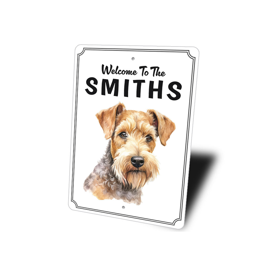 Lakeland Terrier Welcome To Personalized Sign
