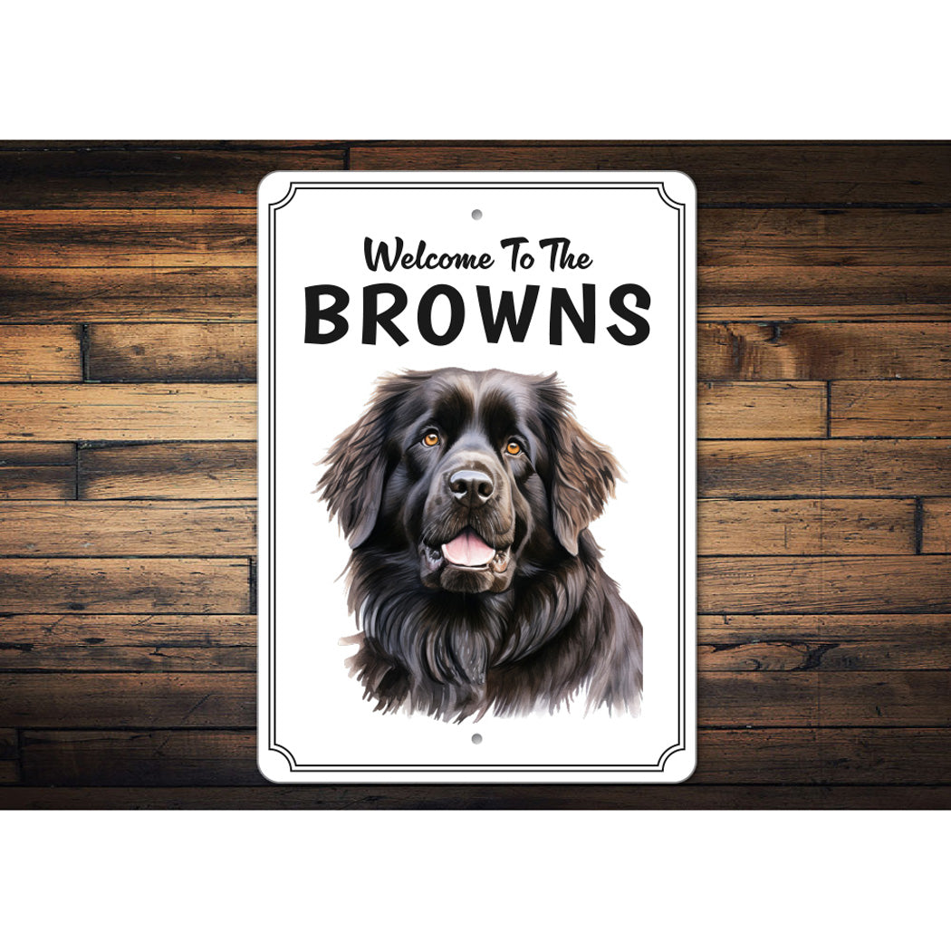 Newfoundland Welcome To Personalized Sign