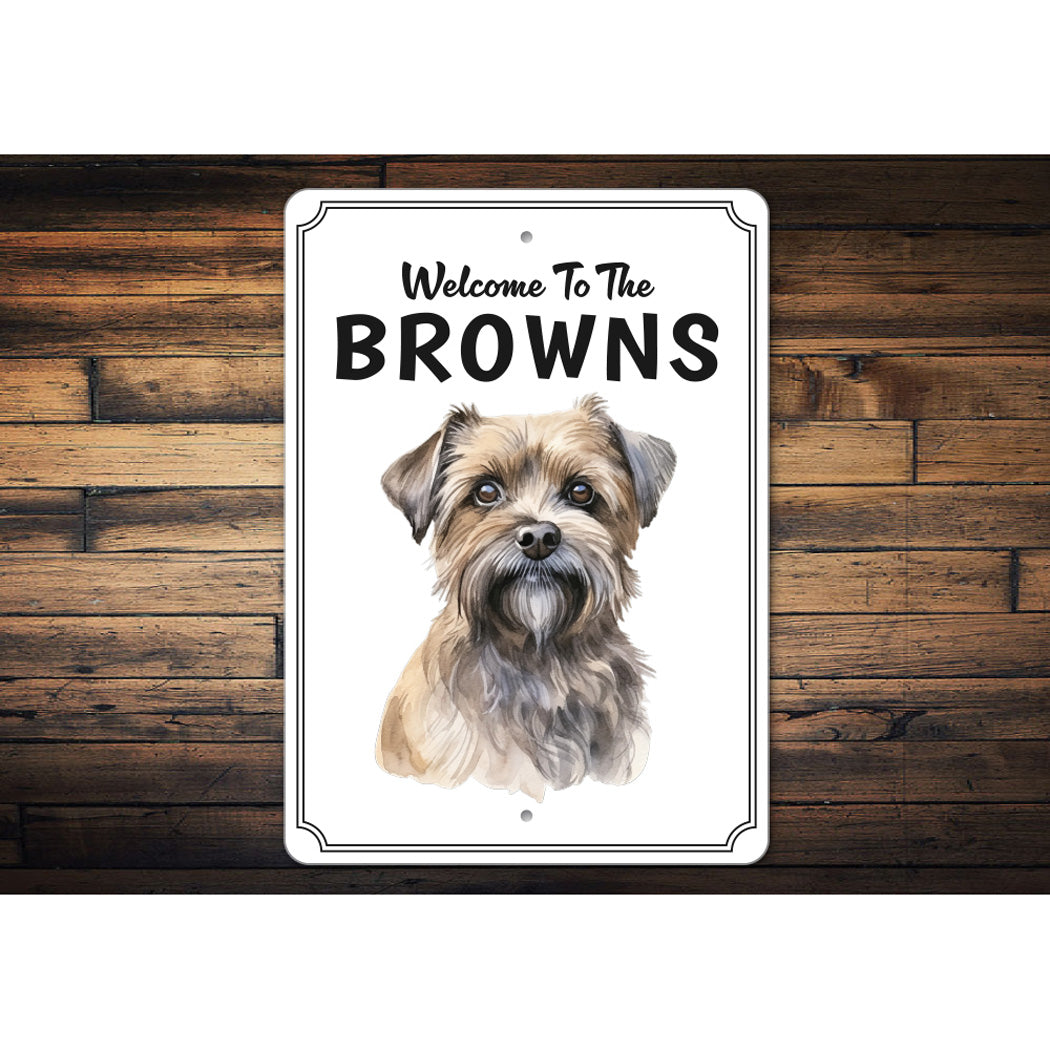 Norfolk Terrier Welcome To Personalized Sign