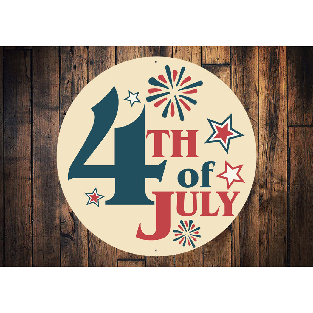 4th Of July Independence Day Sign