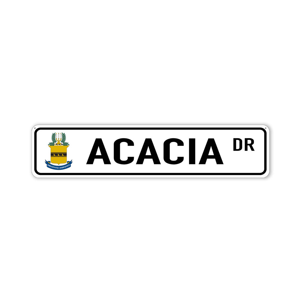 Acacia Drive Street Sign