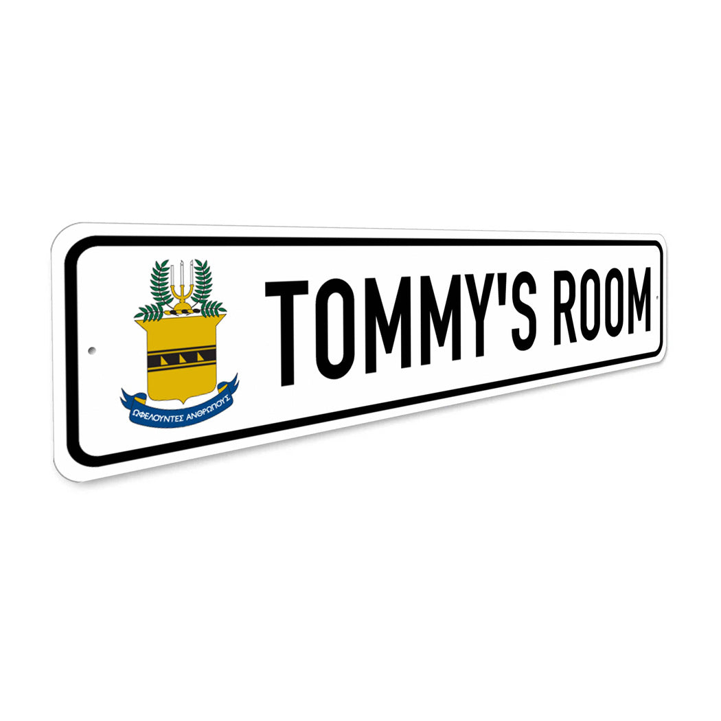 Custom Acacia Room Sign