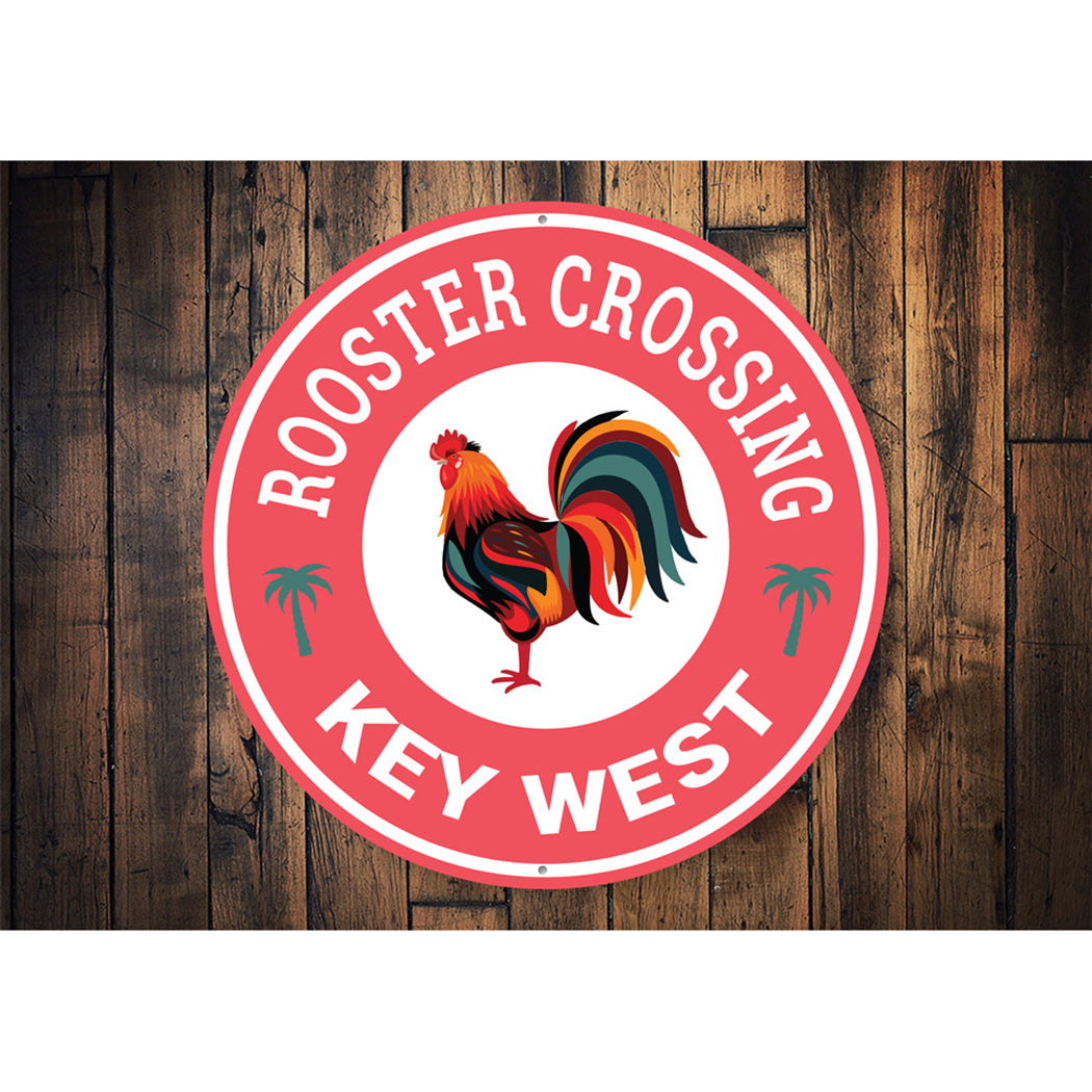 Rooster Crossing Sign, Keywest Sign