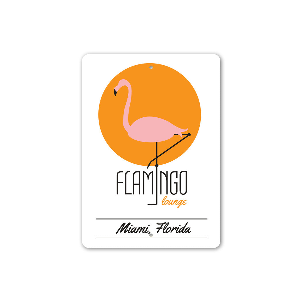 Flamingo Lounge Miami Florida Sign