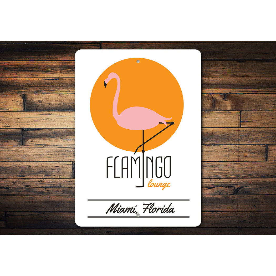 Flamingo Lounge Miami Florida Sign