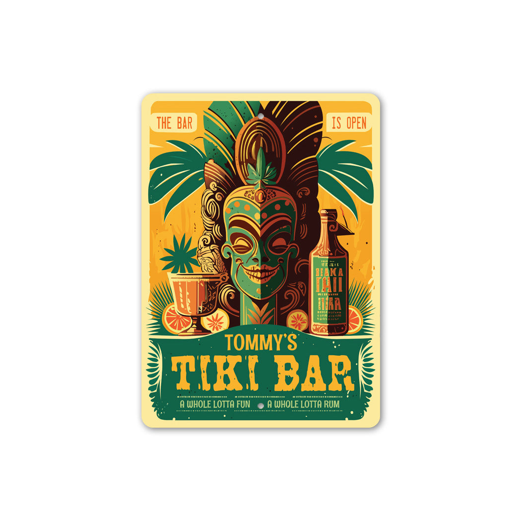 Lotta Fun Lotta Rum Tiki Bar Sign