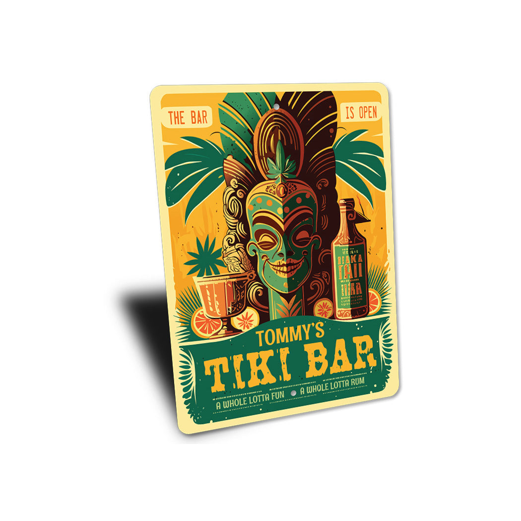 Lotta Fun Lotta Rum Tiki Bar Sign