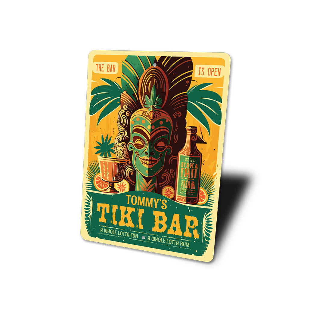 Lotta Fun Lotta Rum Tiki Bar Sign