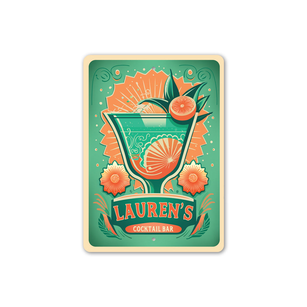 Custom Cocktail Bar Sign
