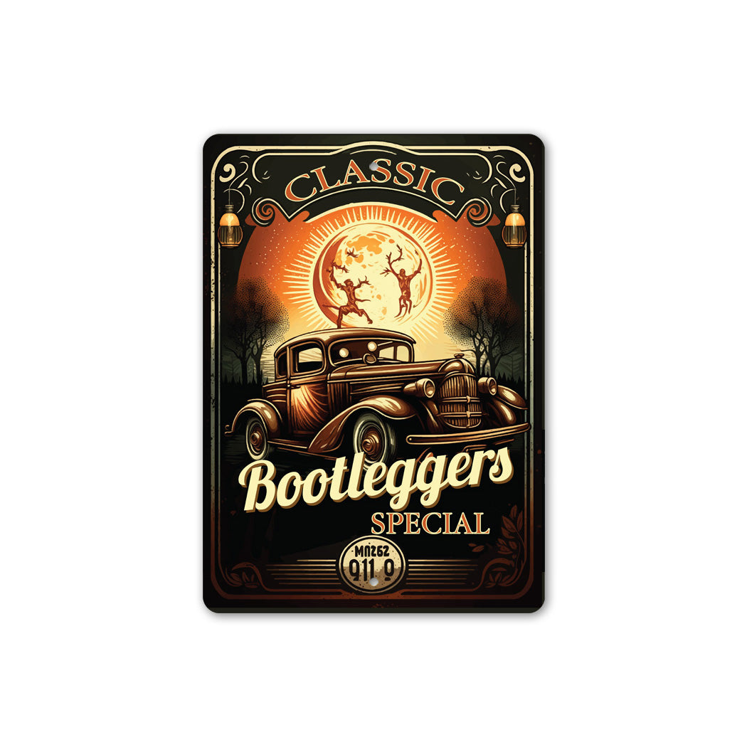 Classic Bootleggers Metal Sign