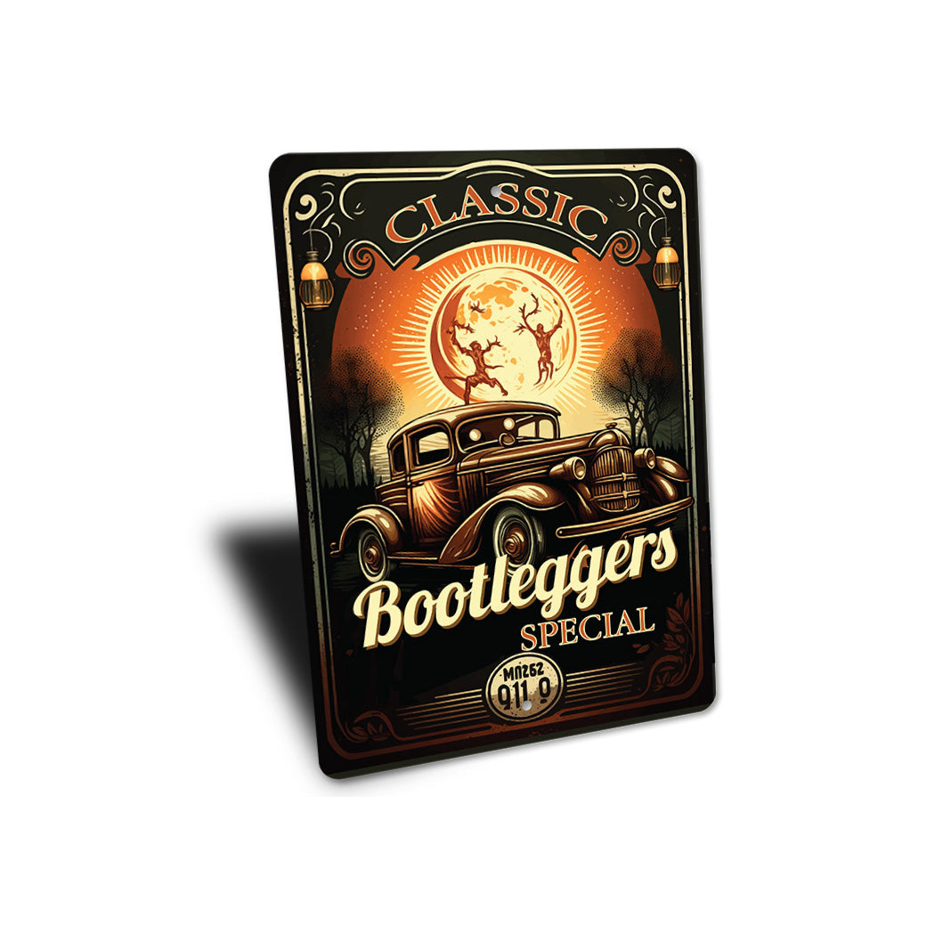 Classic Bootleggers Metal Sign
