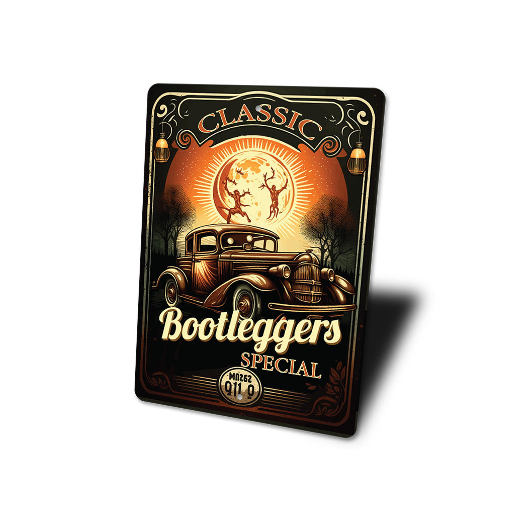 Classic Bootleggers Metal Sign