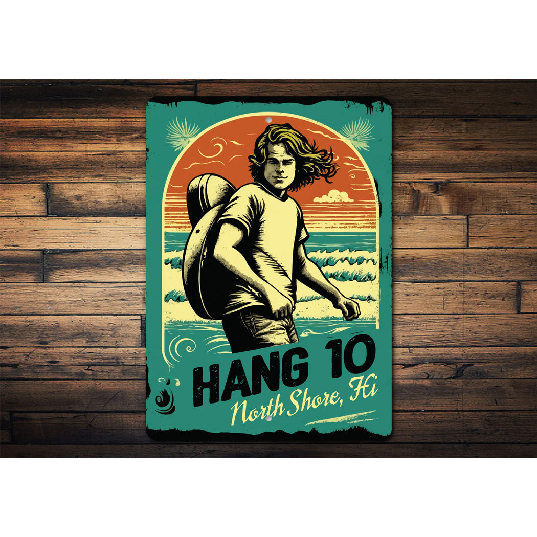 Hang Ten North Shore Sign