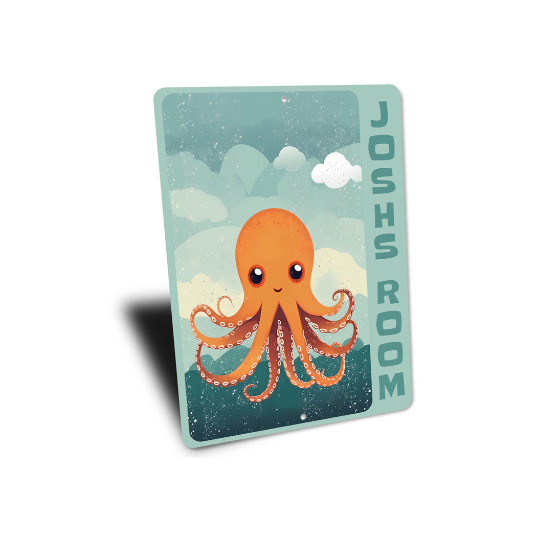 Octopus Kid Room Sign