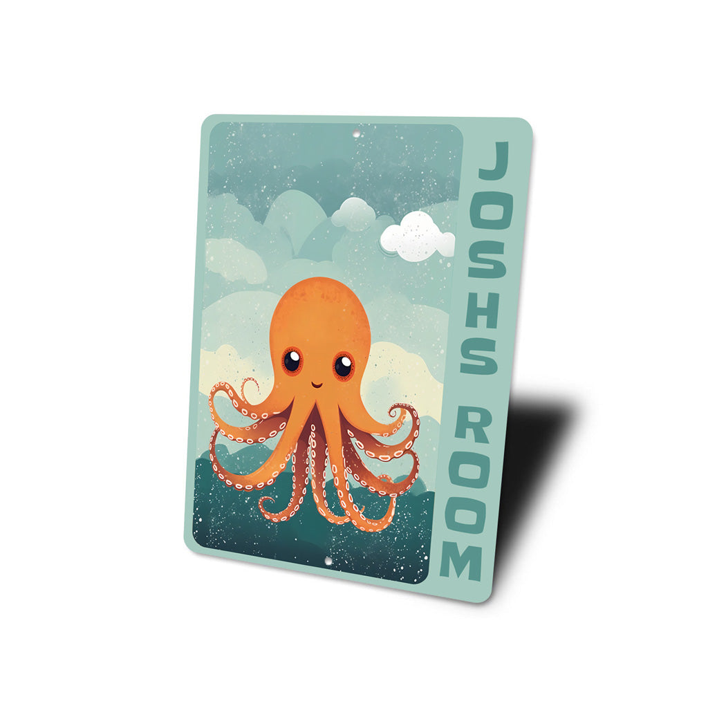 Octopus Kid Room Sign