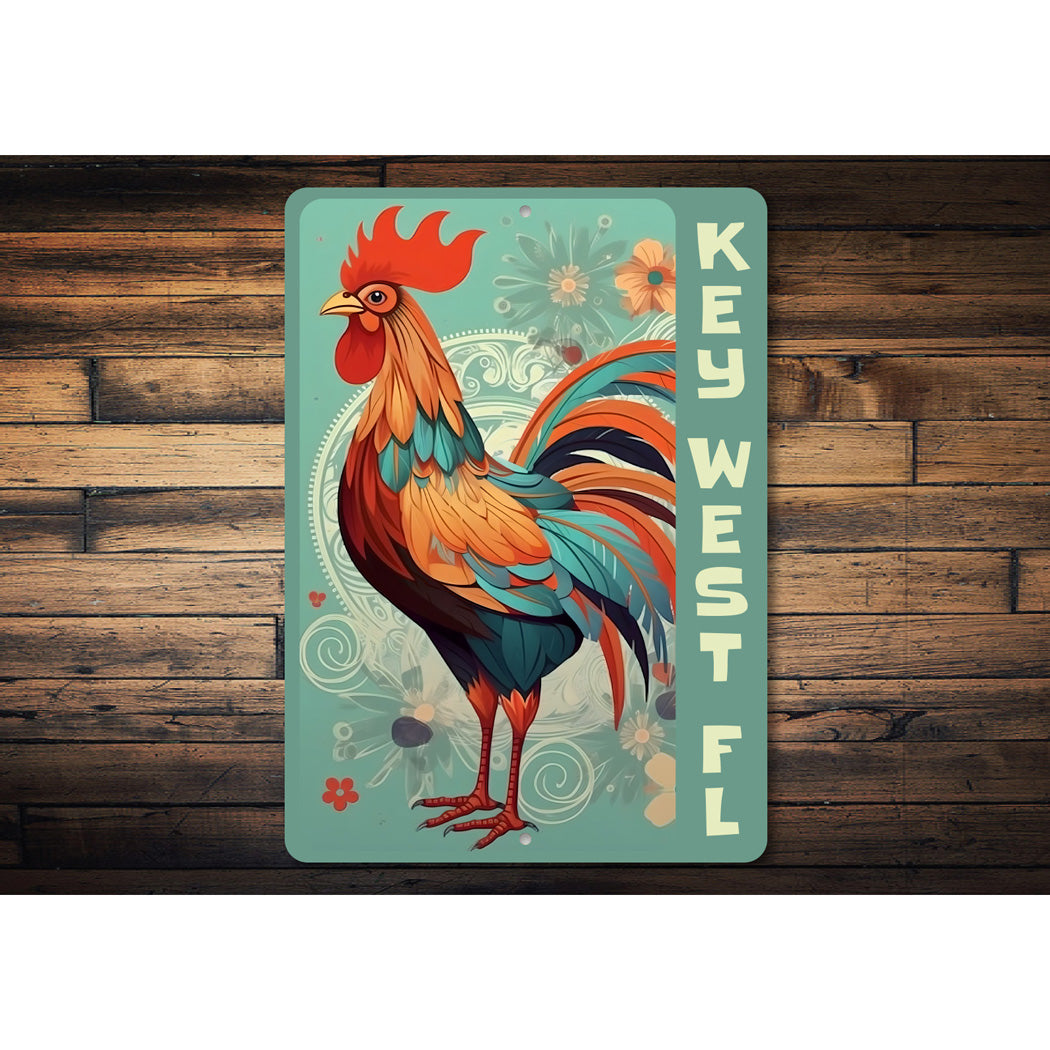 Key West Rooster Sign