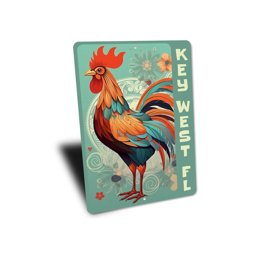 Key West Rooster Sign